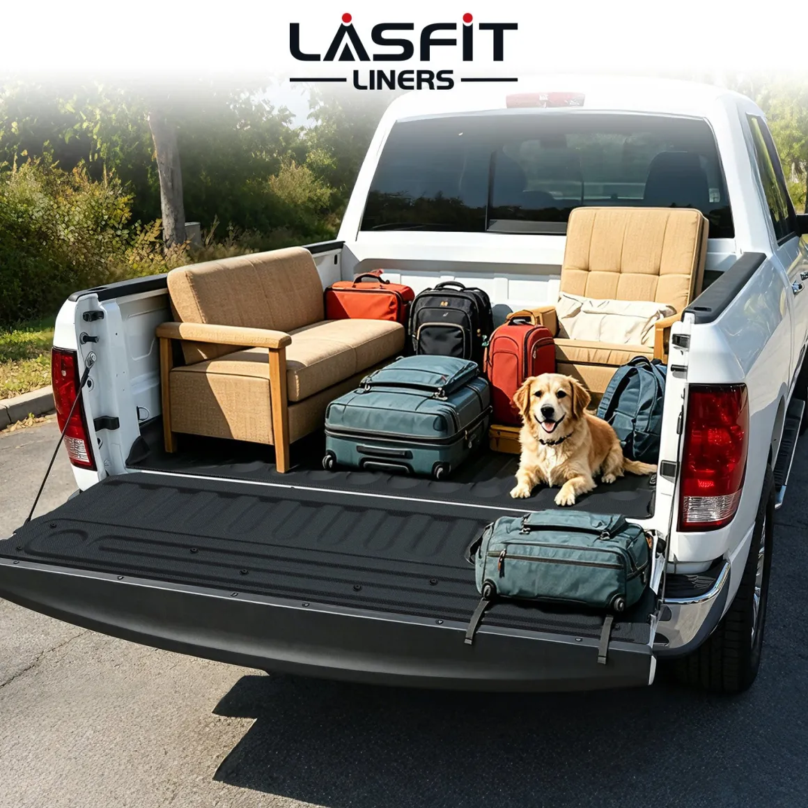 Fit for 2019-2024 Ram 1500 Classic Heavy Duty Truck Bed Mat or Tailgate Mat, Not Fit Drop-in liners