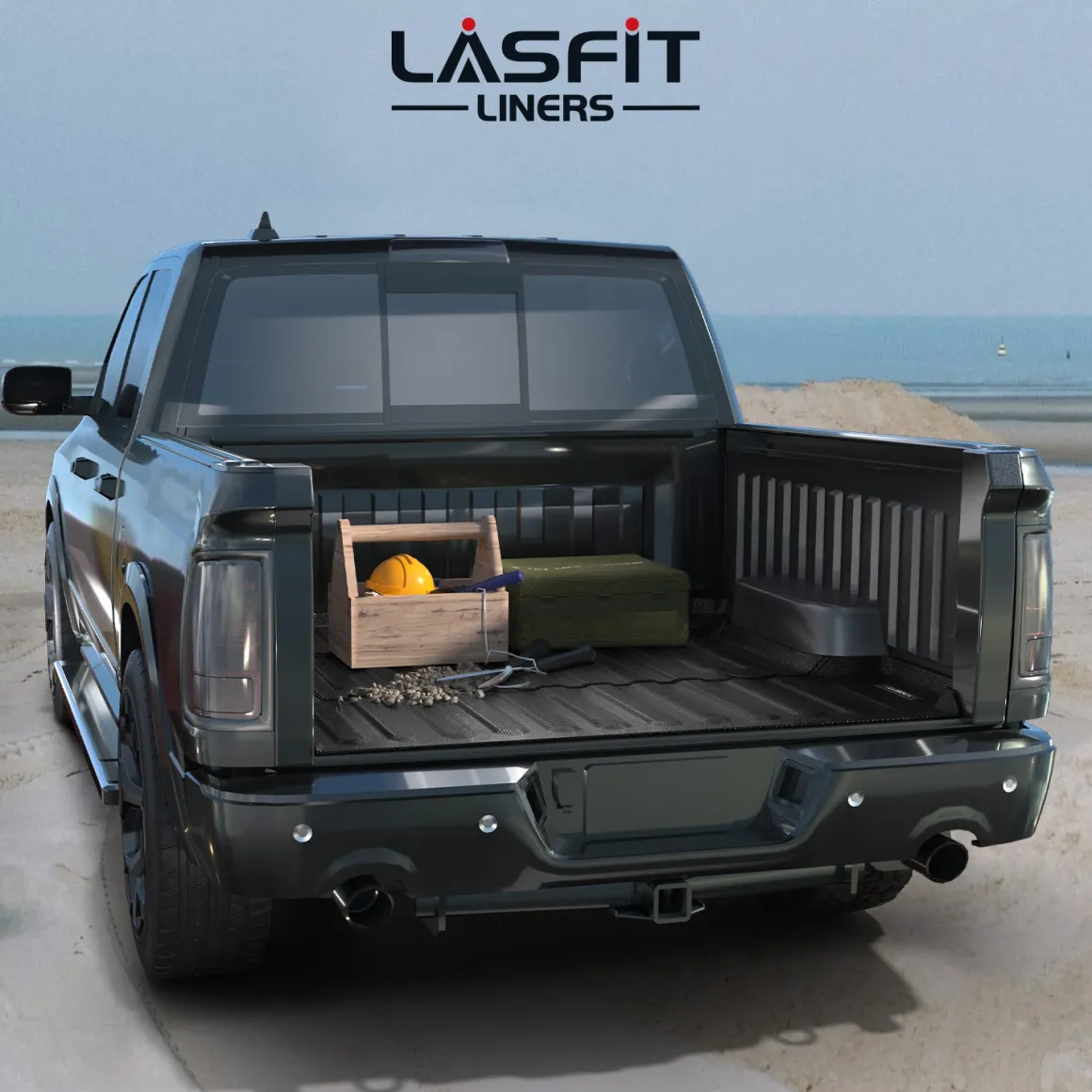 Fit for 2019-2024 Ram 1500 Classic Heavy Duty Truck Bed Mat or Tailgate Mat, Not Fit Drop-in liners