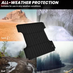 Fit for 2019-2024 Ram 1500 Classic Heavy Duty Truck Bed Mat or Tailgate Mat, Not Fit Drop-in liners