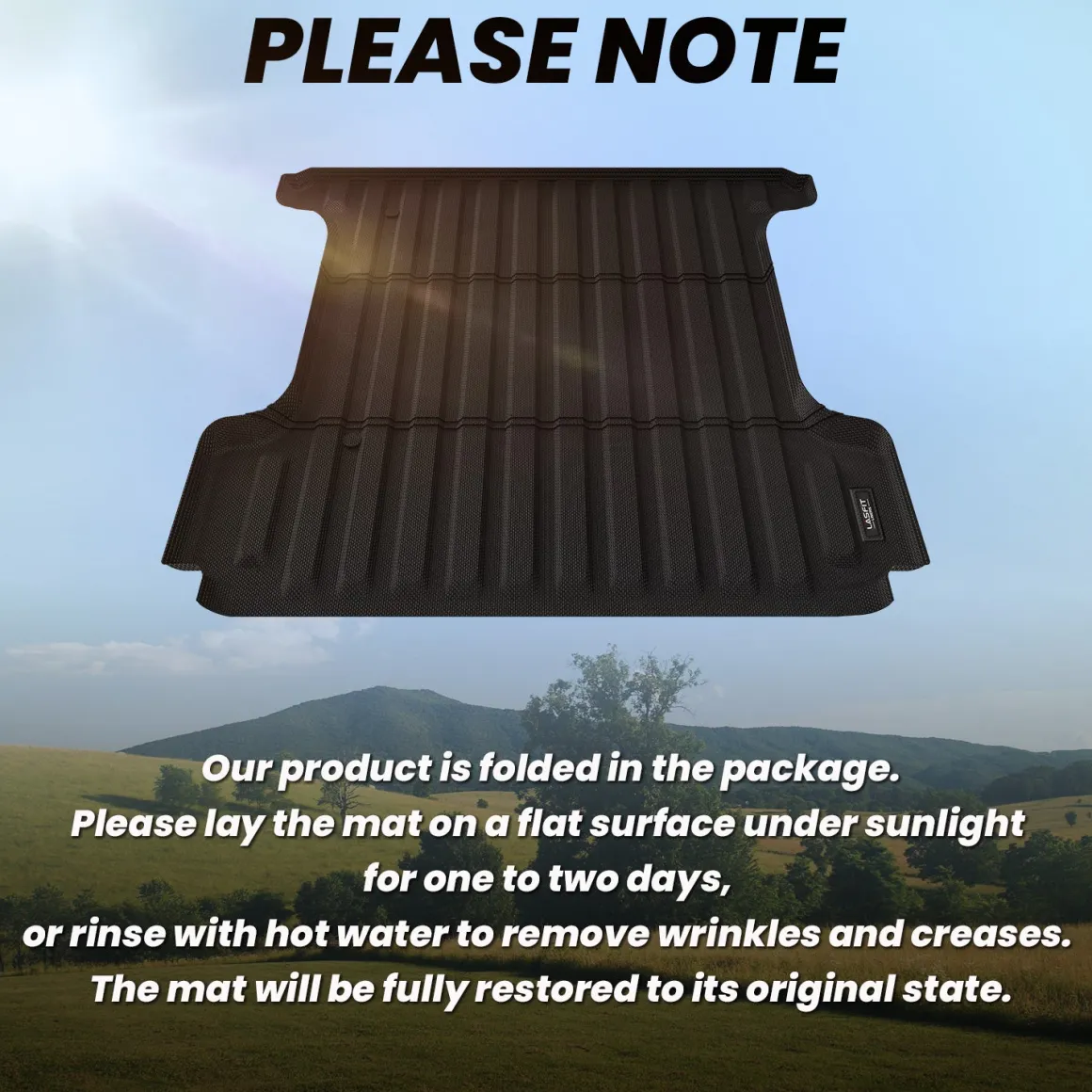 Fit for 2019-2024 Ram 1500 Classic Heavy Duty Truck Bed Mat or Tailgate Mat, Not Fit Drop-in liners