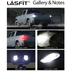 Fit for 2019-2024 Ram 1500 Classic LED Bulbs Upgrade | Tested and Verified