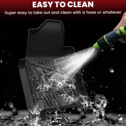 Fit for 2019-2026 Ram 2500 3500 Floor Mats, Fit Without Power Take-Off (PTO) KIT & Carpet Floor Only