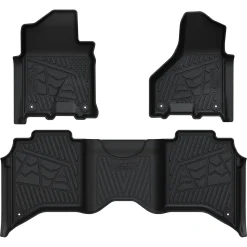 Fit for 2019-2026 Ram 2500 3500 Floor Mats, Fit Without Power Take-Off (PTO) KIT & Carpet Floor Only