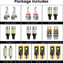 Fit for 2016-2018 Ram HD 2500/3500 LED Bulbs Upgrade | Tested and Verified