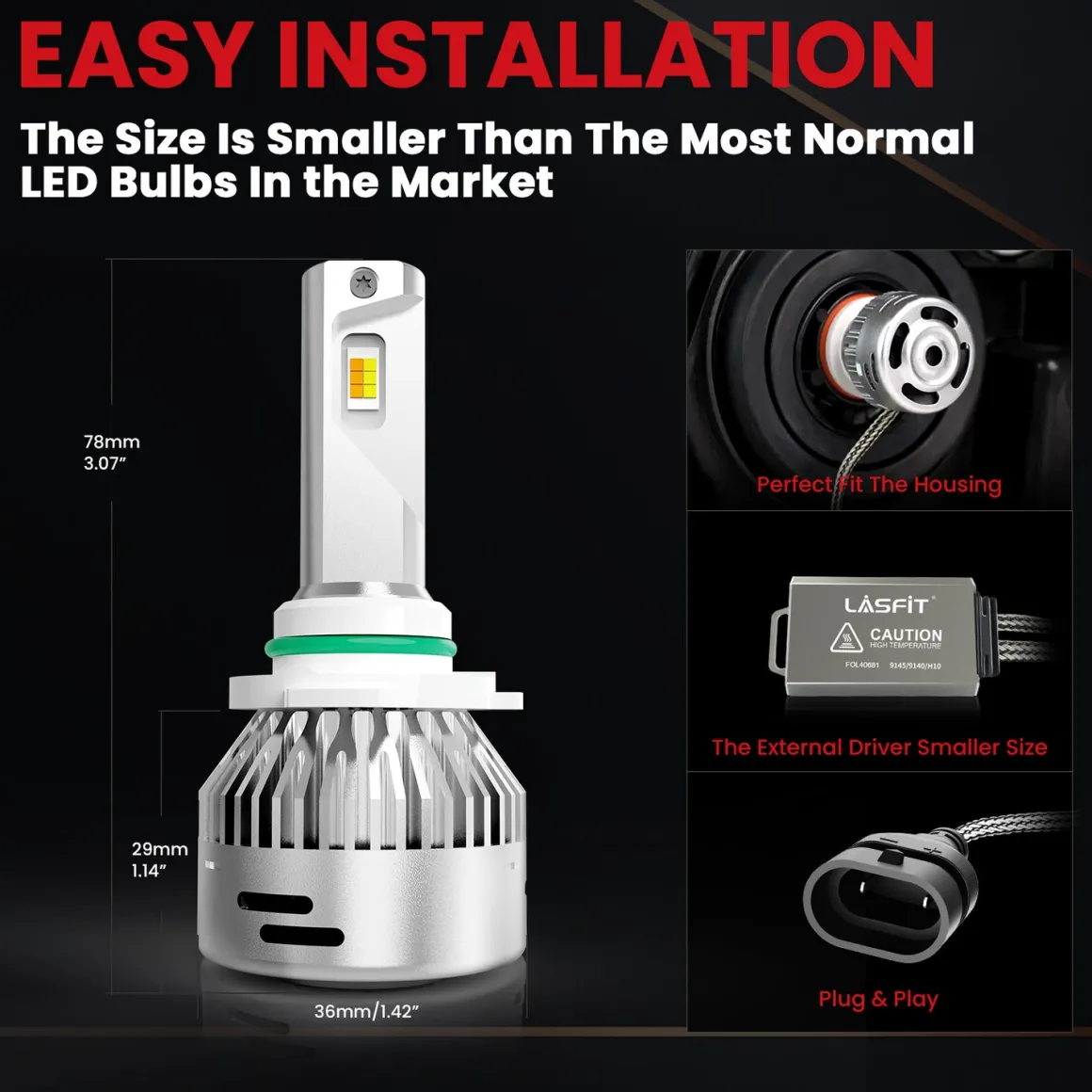 Fit for 2016-2018 Ram HD 2500/3500 LED Bulbs Upgrade | Tested and Verified