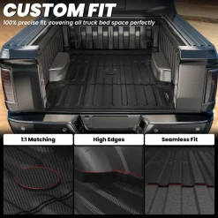 Fit for 2006-2026 Ram 2500 3500 Heavy Duty Bed Mat or Tailgate Mat, Don't fit with Optional Rambox & Drop-in liners