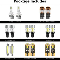 Fit for 2009-2012 Ram 1500 LED Bulbs 9005 H11 Exterior Interior Lights