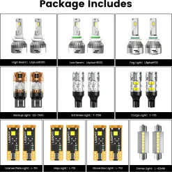 Fit for 2013-2015 Ram 2500 3500 LED Bulbs Upgrade