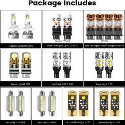 Fit for 2002-2008 Ram 1500 LED Bulbs Upgrade