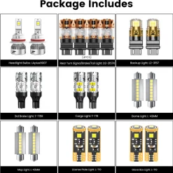 Fit for 2002-2008 Ram 1500 LED Bulbs Upgrade