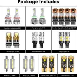 Fit for 2002-2008 Ram 1500 LED Bulbs Upgrade