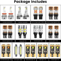 Fit for 2019-2024 Ram 1500 LED Bulbs Upgrade | Tested and Verified