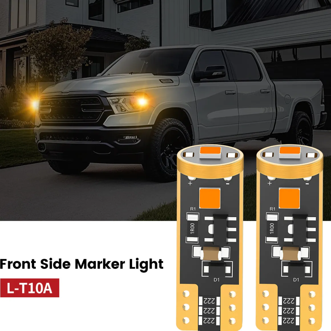 Fit for 2019-2024 Ram 1500 LED Bulbs Upgrade | Tested and Verified