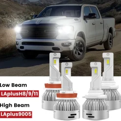 Fit for 2019-2024 Ram 1500 LED Bulbs Upgrade | Tested and Verified