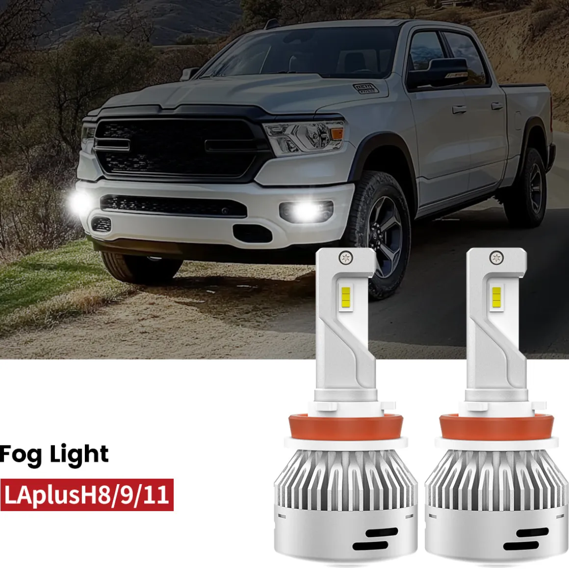 Fit for 2019-2024 Ram 1500 LED Bulbs Upgrade | Tested and Verified