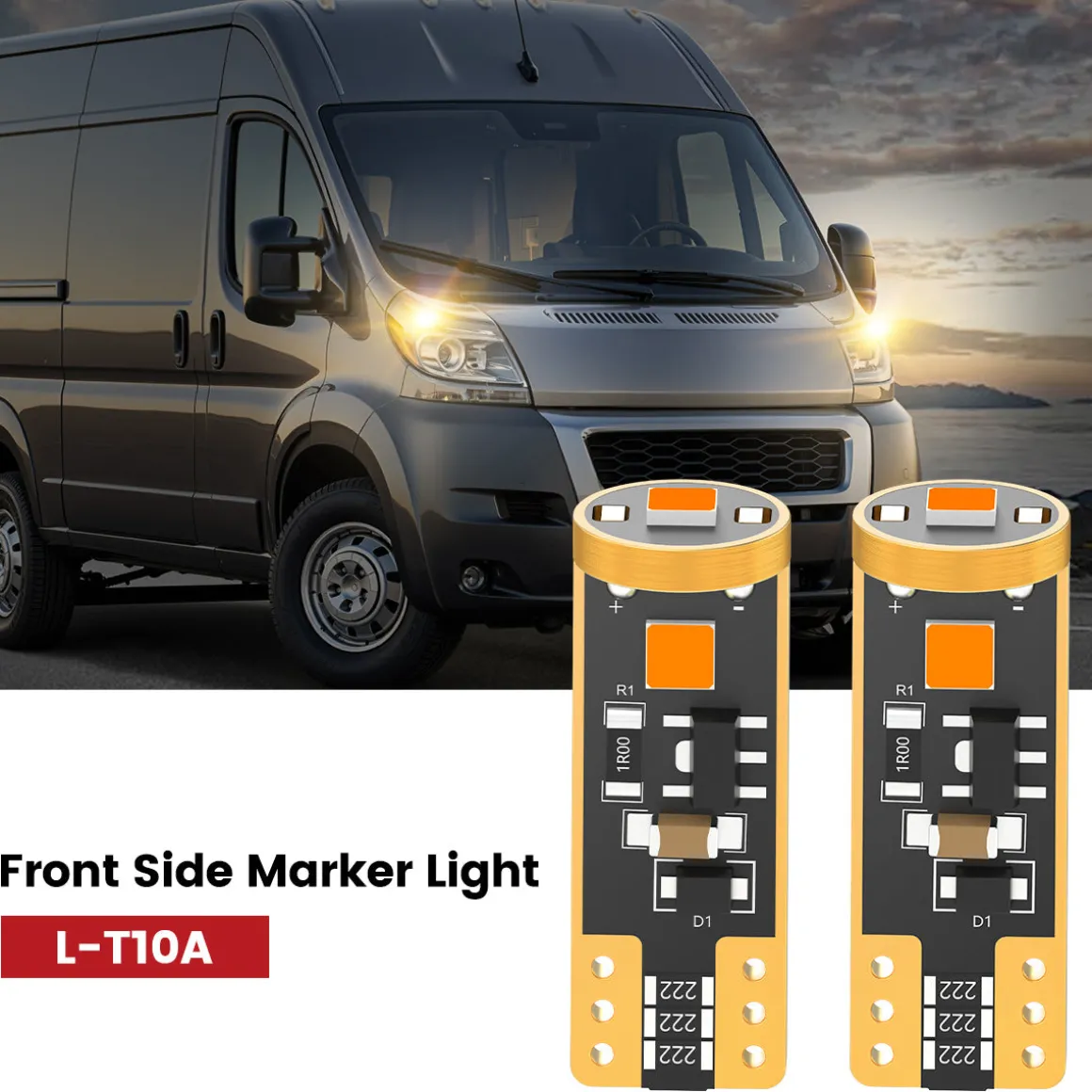 Fit for 2014-2022 Ram ProMaster 1500/2500/3500 The Brightest LED Bulbs Upgrade