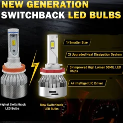 Fit for 2014-2022 Ram ProMaster 1500/2500/3500 The Brightest LED Bulbs Upgrade