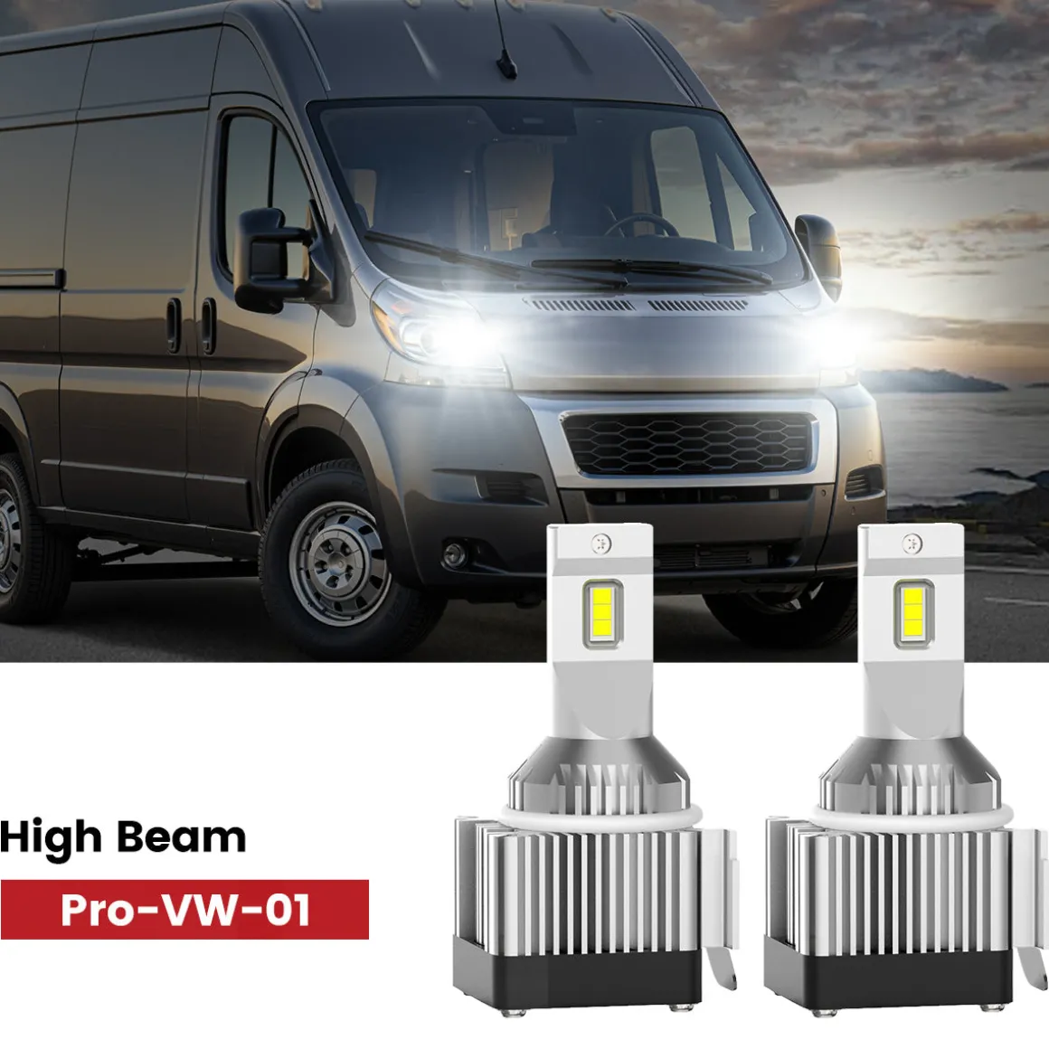 Fit for 2014-2022 Ram ProMaster 1500/2500/3500 The Brightest LED Bulbs Upgrade