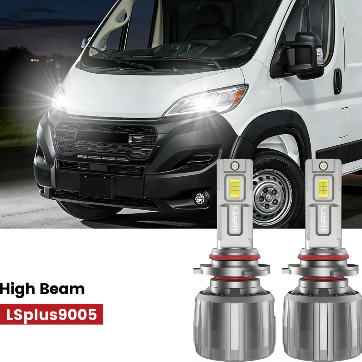 Fit for 2023-2025 Ram ProMaster 1500/2500/3500 The Brightest LED Bulbs Upgrade