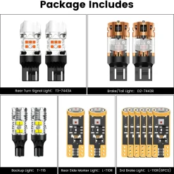 Fit for 2023-2025 Ram ProMaster 1500/2500/3500 The Brightest LED Bulbs Upgrade
