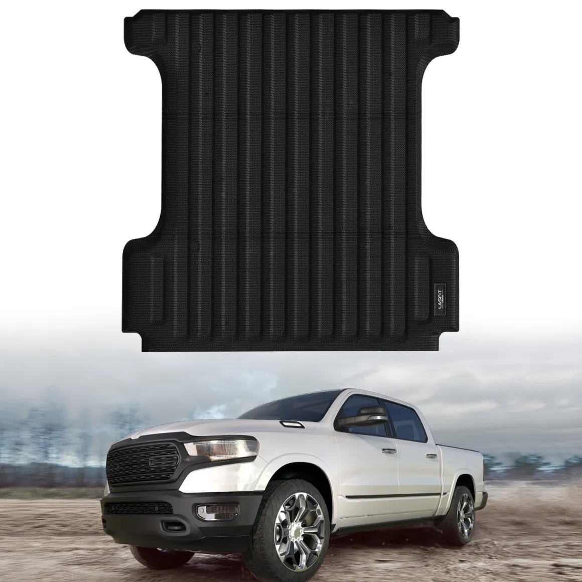 Fit for 2025-2026 RAM 1500 RHO Truck Bed Mat, Fit 5'7" Box, Fit Without RAM RamBox, Not Fit Drop-in liners