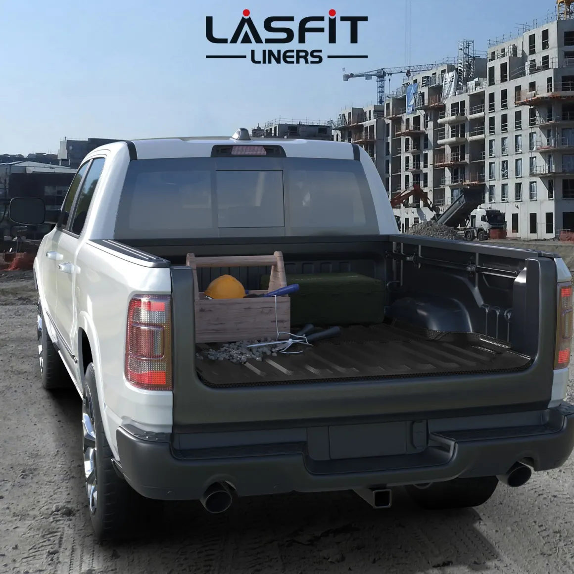 Fit for 2025-2026 RAM 1500 RHO Truck Bed Mat, Fit 5'7" Box, Fit Without RAM RamBox, Not Fit Drop-in liners