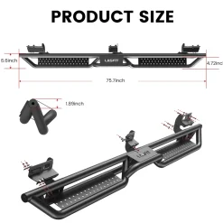 Fit for 2009-2018 Ram 1500 Running Boards Side Steps, Fit Crew Cab ONLY