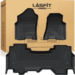 Fit for 2019-2024 Ram 1500 1st & 2nd Floor Mats, Only Fit Carpet Floor, Don't Fit Classic Model