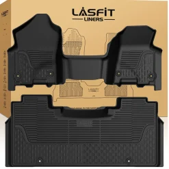 Fit for 2019-2024 Ram 1500 1st & 2nd Floor Mats, Only Fit Carpet Floor, Don't Fit Classic Model
