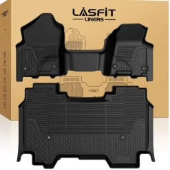 Fit for 2019-2024 Ram 1500 1st & 2nd Floor Mats, Only Fit Carpet Floor, Don't Fit Classic Model