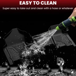 Fit for 2019-2024 Ram 1500 1st & 2nd Floor Mats, Only Fit Carpet Floor, Don't Fit Classic Model