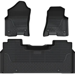 Fit for 2019-2024 Ram 1500 1st & 2nd Floor Mats, Only Fit Carpet Floor, Don't Fit Classic Model