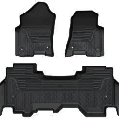 Fit for 2019-2024 Ram 1500 1st & 2nd Floor Mats, Only Fit Carpet Floor, Don't Fit Classic Model