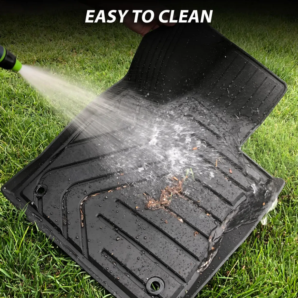 Fit for 2013-2018 Ram 2500 3500 1st & 2nd Row Floor Mats, Fit Crew Cab, Fit Carpet Floor Only