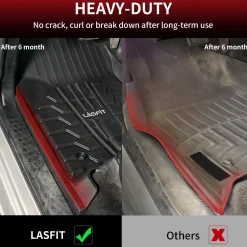 Fit for 2013-2018 Ram 2500 3500 1st Row Floor Mats, Fit Carpet Floor Only