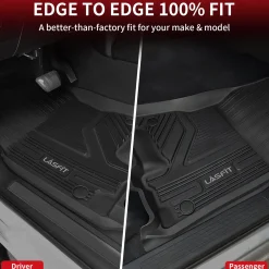 Fit for 2019-2024 Ram 1500 1st Row Floor Mats, Fit for Crew or Quad Cab, Fit Carpet Floor, Don't Fit Classic Model
