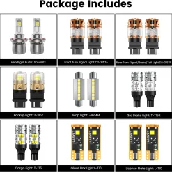 Fit for 2006-2009 Ram 2500/3500 The Brightest LED Bulbs Upgrade