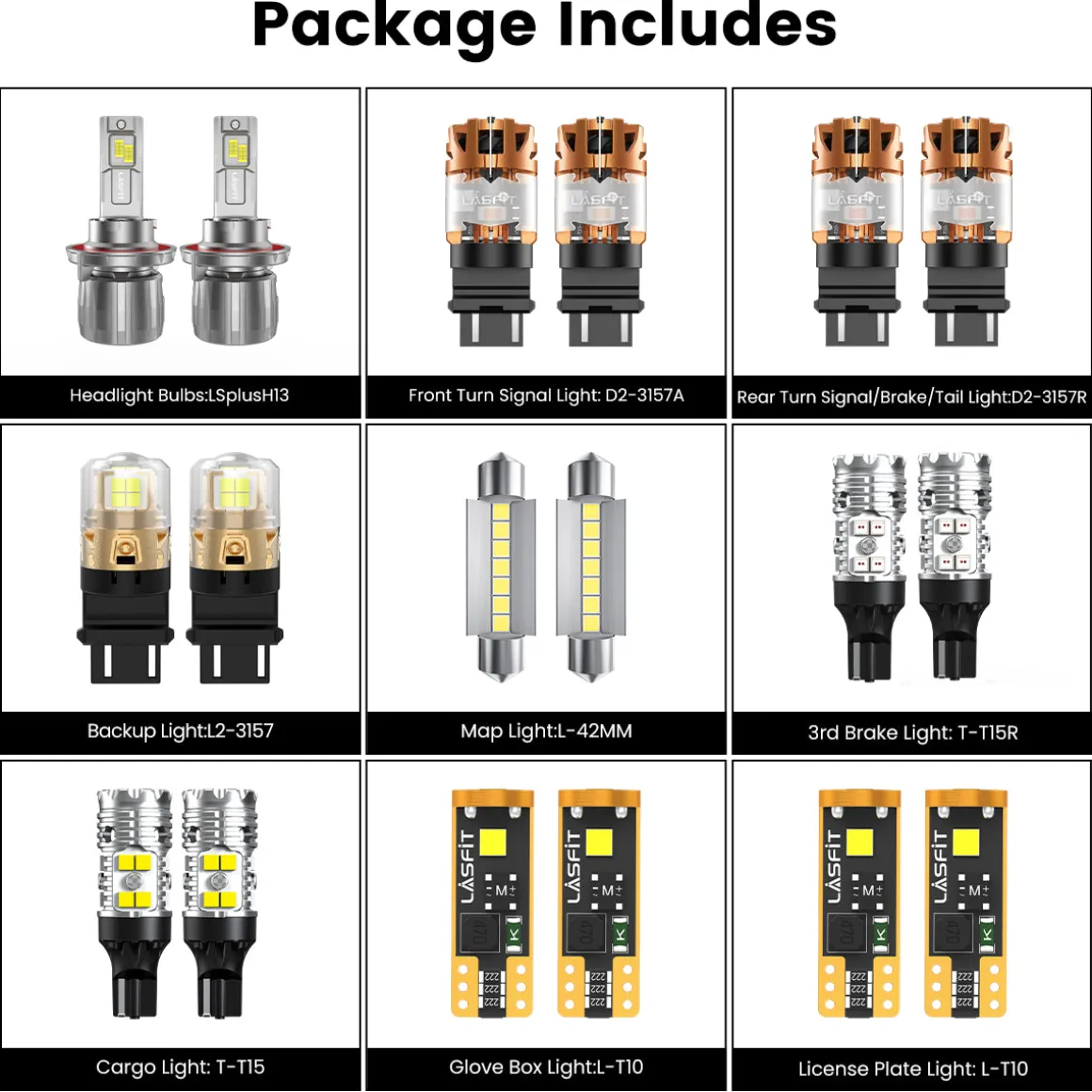 Fit for 2006-2009 Ram 2500/3500 The Brightest LED Bulbs Upgrade