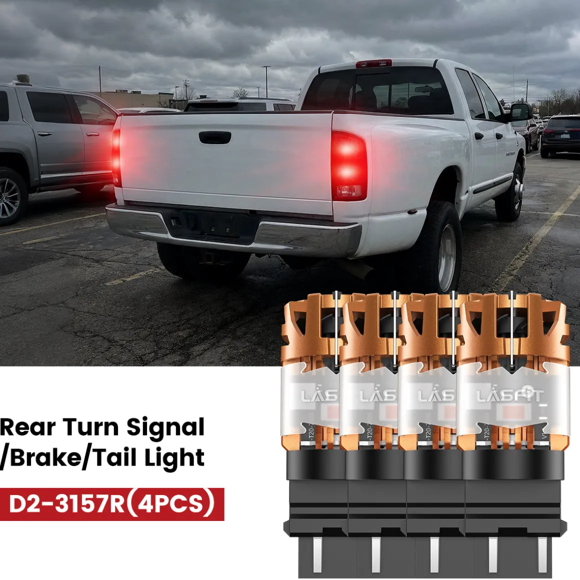 Fit for 2006-2009 Ram 2500/3500 The Brightest LED Bulbs Upgrade