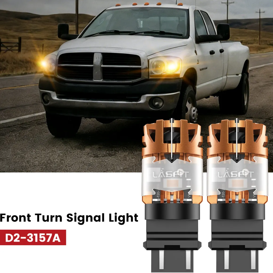 Fit for 2006-2009 Ram 2500/3500 The Brightest LED Bulbs Upgrade