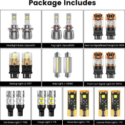 Fit for 2006-2009 Ram 2500/3500 The Brightest LED Bulbs Upgrade