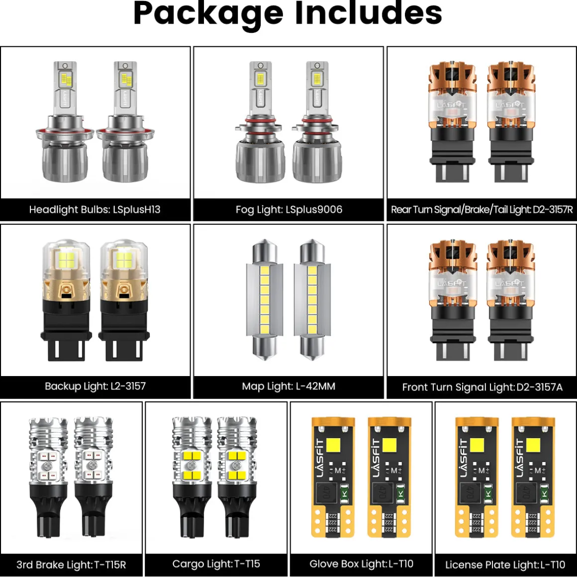 Fit for 2006-2009 Ram 2500/3500 The Brightest LED Bulbs Upgrade
