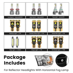 Fit for 2016-2018 Ram 1500 The Brightest LED Bulbs Upgrade | Tested and Verified