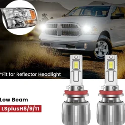Fit for 2016-2018 Ram 1500 The Brightest LED Bulbs Upgrade | Tested and Verified