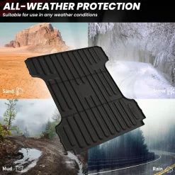 Fit for 2019-2026 Ram 1500 Truck Bed Mat, Not Fit Drop-in liners