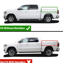 Fit for 2019-2026 Ram 1500 Truck Bed Mat, Not Fit Drop-in liners