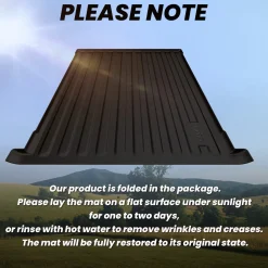 Fit for 2019-2026 Ram 1500 Truck Bed Mat, Not Fit Drop-in liners