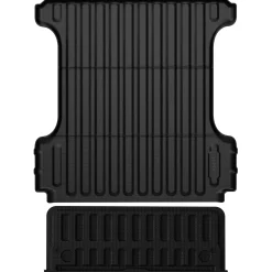 Fit for 2019-2026 Ram 1500 Truck Bed Mat & Tailgate Mat, Fit without RAM RamBox, Not Fit Drop-in liners