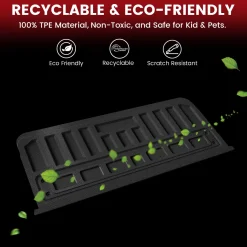 Fit for 2019-2026 Ram 1500 Truck Tailgate Mat, Not Fit Drop-in liners