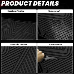 Fit for 2022-2024 Rivian R1S Floor Mats or Seatback & Cargo Mats